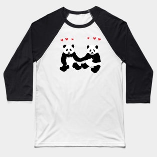 Panda Love Baseball T-Shirt